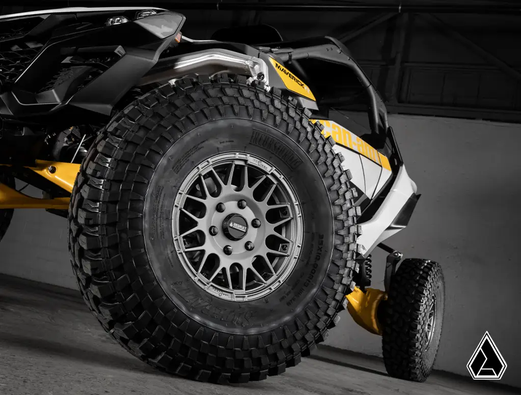 Assault Industries Hellfire Wheels on a Can-Am Maverick R.