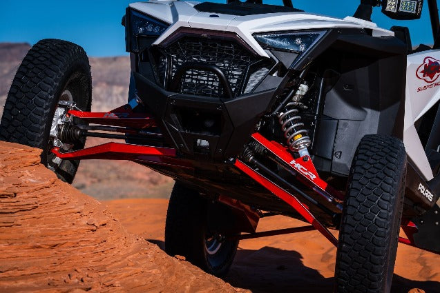 And HCR Long-travel kit installed on a rzr pro xp