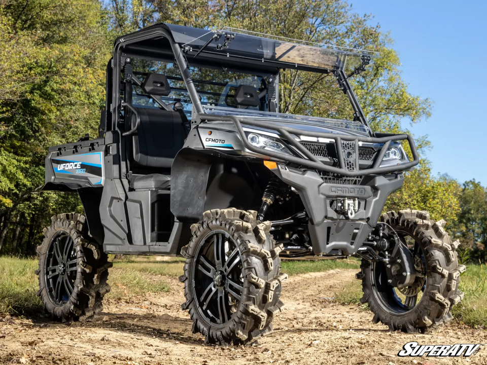 A CFMOTO with SuperATV parts installed.