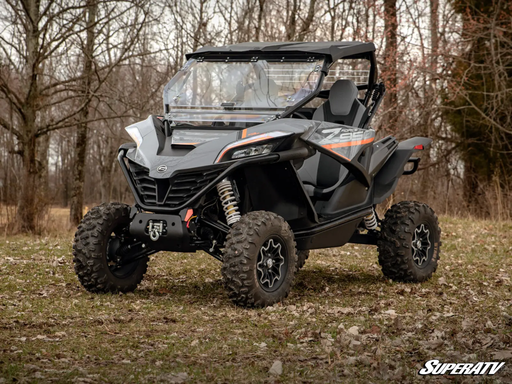A CFMOTO ZFORCE 950 with SuperATV parts installed.