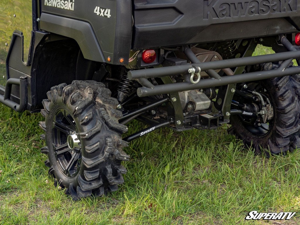 SuperATV high clearance black A-arm for Kawasaki Mule FXT