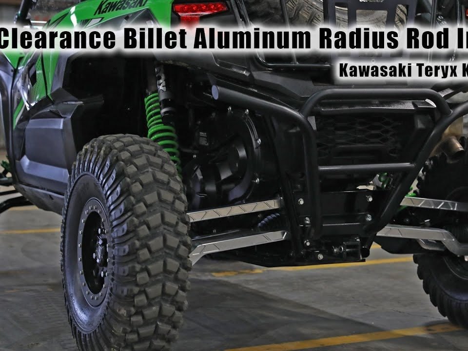 SuperATV High Clearance Billet Aluminum Radius Rod Install Video for Kawasaki Teryx KRX 1000