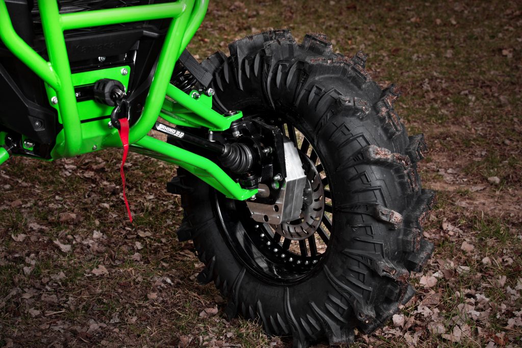GDP Dual Idler Portal Gear Lift installed on Kawasaki Teryx KRX