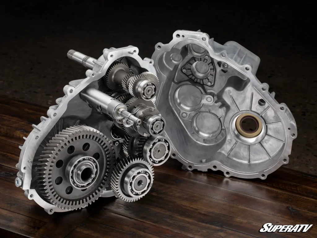 Interior view of a Polaris RZR transmission.