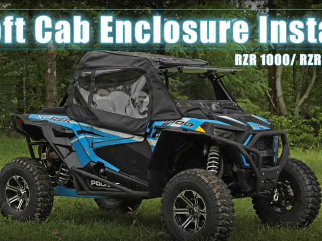 How to Install a Soft Cab Enclosure Upper Door on a Polaris RZR XP 1000