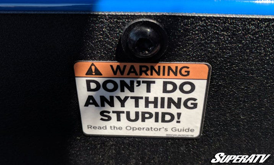Warning label