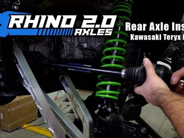 How to Install Rhino 2.0 Rear Axles on a Kawasaki Teryx KRX 1000